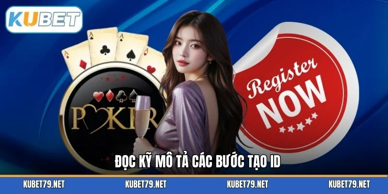 Đọc kỹ mô tả các bước tạo ID