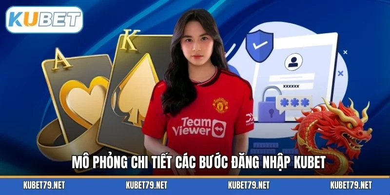 Mô phỏng chi tiết các bước đăng nhập KUBET